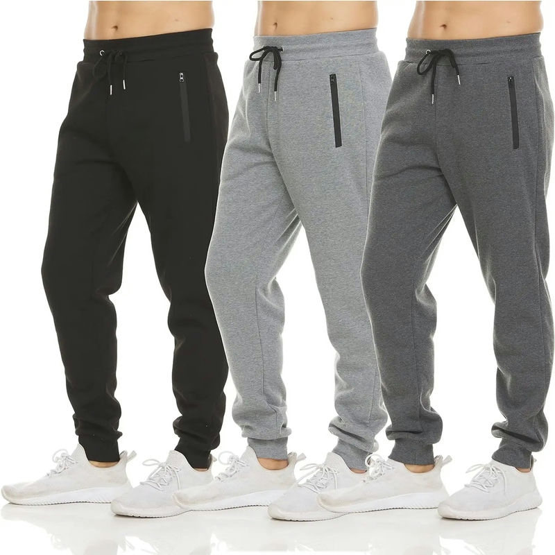 Mens Fleece Active Athletic Workout Jogger Sweatpants for Men