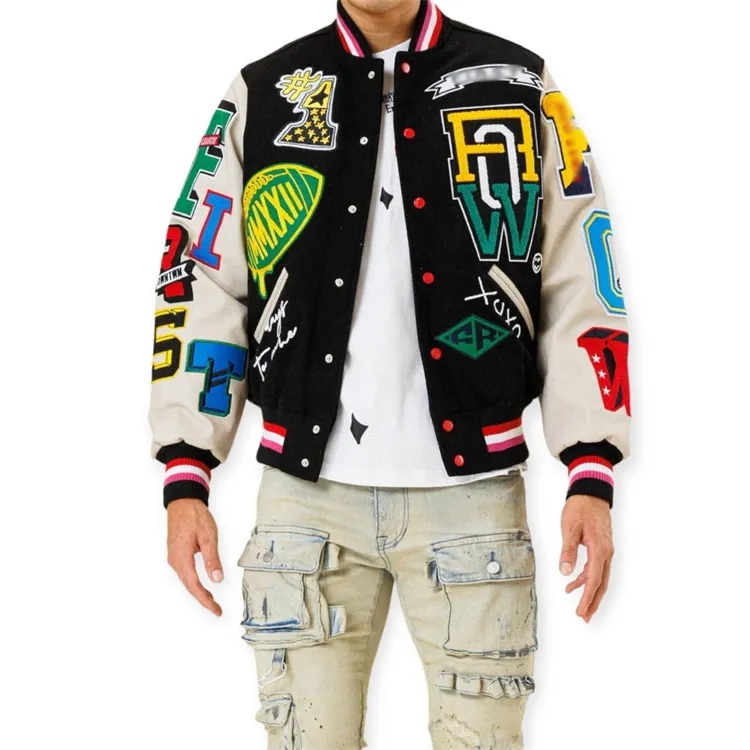 Wholesale Varsity Jacket Customized Baseball Coat