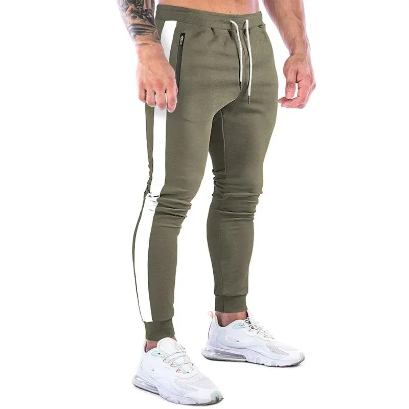 Custom Men Track Pants Joggers Sports Gym Pants Elastic Waist Sweatpants