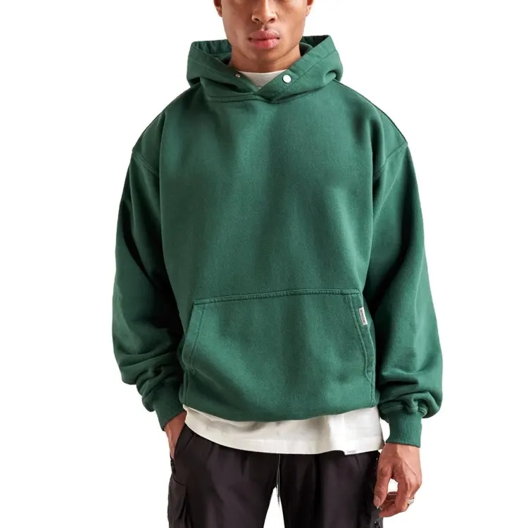 Custom Pullover Drop Shoulder Men Hoodie