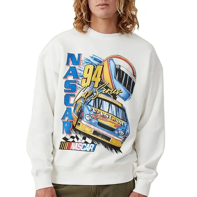 Custom Printed Vintage Crew-neck Sweatshirt