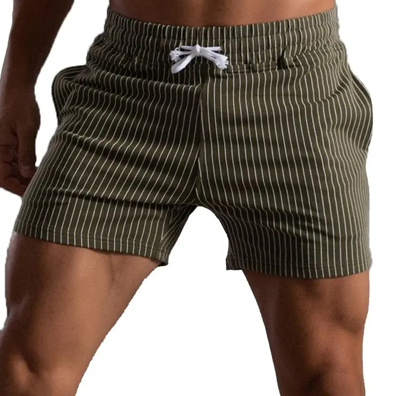 Custom Thin stripes Breathable Men Short