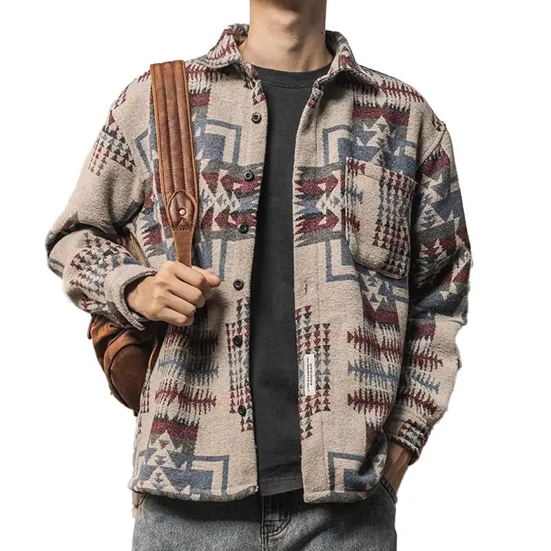 Custom Printed Lapel Fleece Jacket