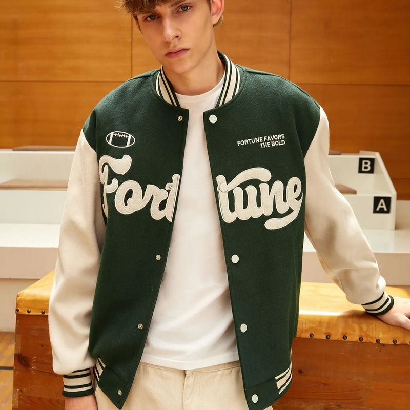 Oem Embroidery Patches Varsity Jacket