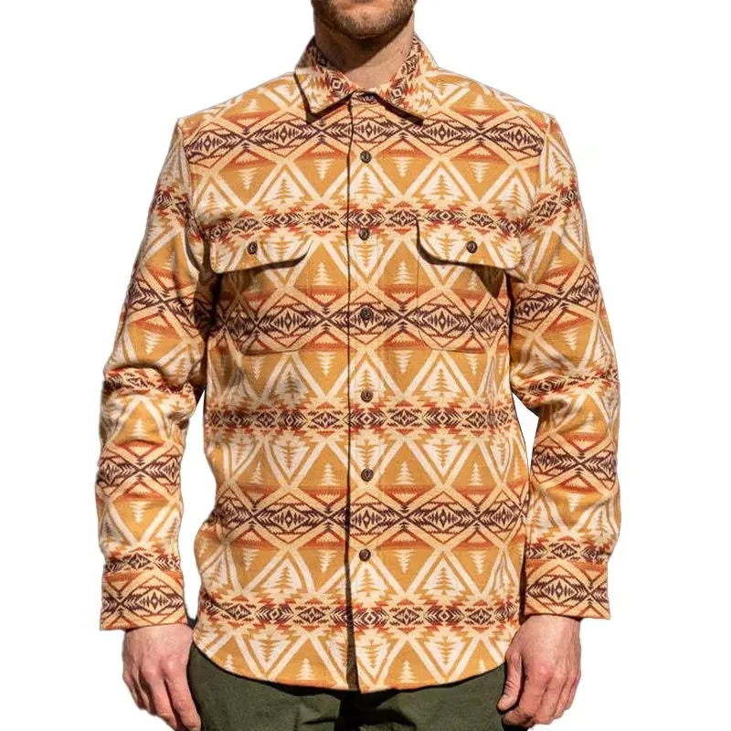 Custom Geometric Print T Shirt Jacket