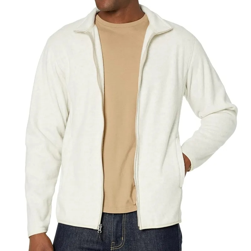 Full-Zip Fleece Fashion Jacket For Men