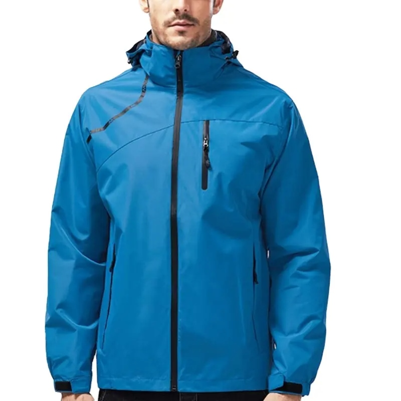 Hooded Pullover Outdoor Windbreaker Jacket For Men