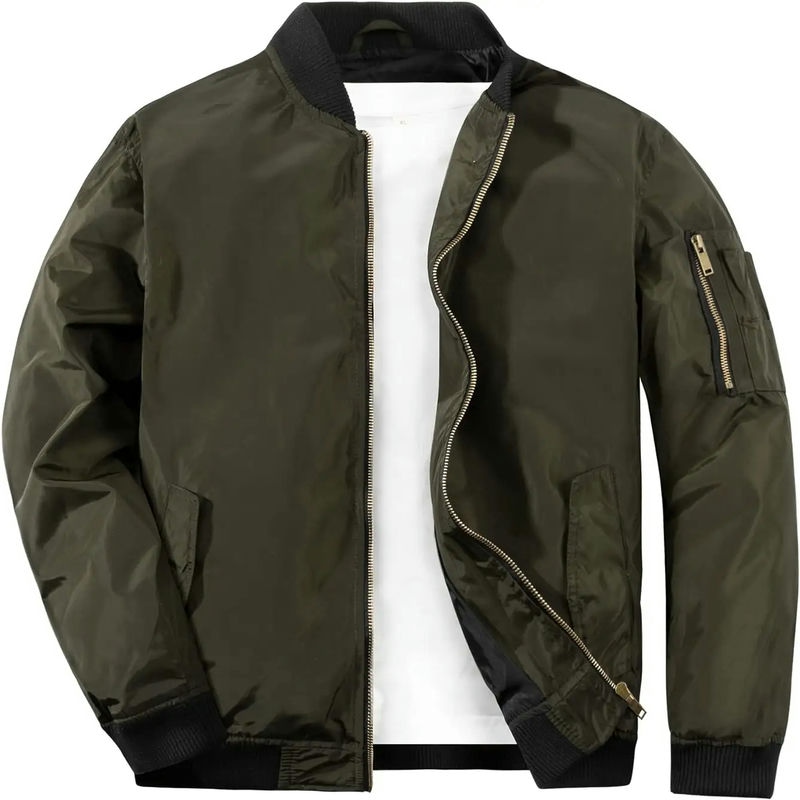 Windbreaker Bomber Jacket For Men