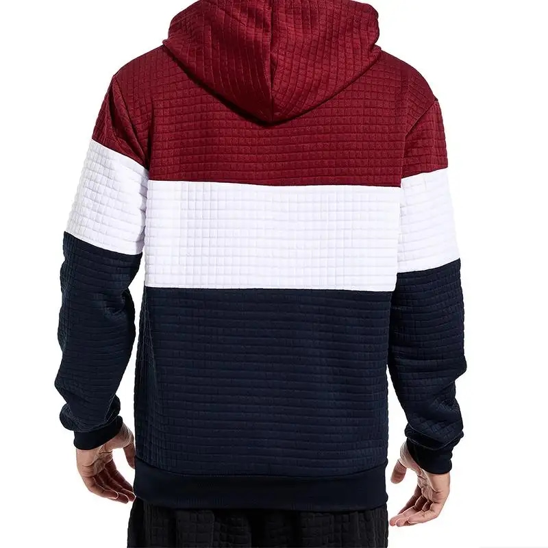 Color Block Pocket Men's Hoodies