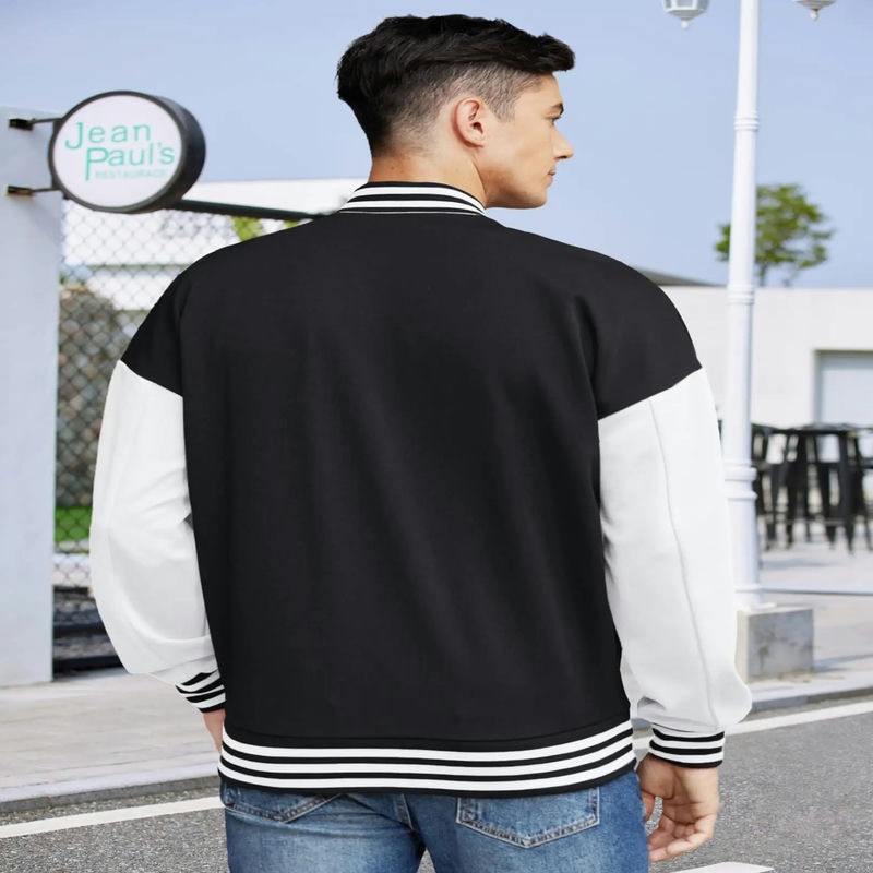 Factory Wholesale Custom Logo Men Fashion Varsity Jacket