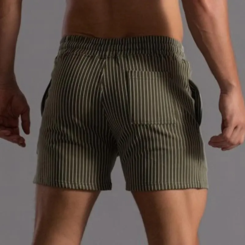 Custom Thin stripes Breathable Men Short