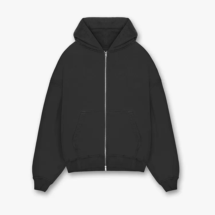 Custom Double Zipper Oversized Hoodie