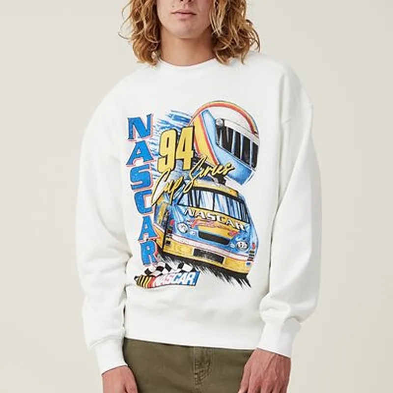 Custom Printed Vintage Crew-neck Sweatshirt