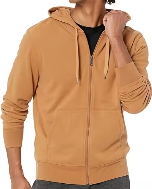 Lightweight French Terry Unisex Zip Up Hoodie