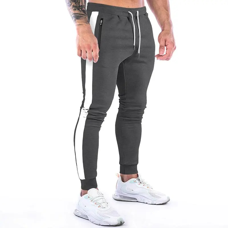 Custom Men Track Pants Joggers Sports Gym Pants Elastic Waist Sweatpants