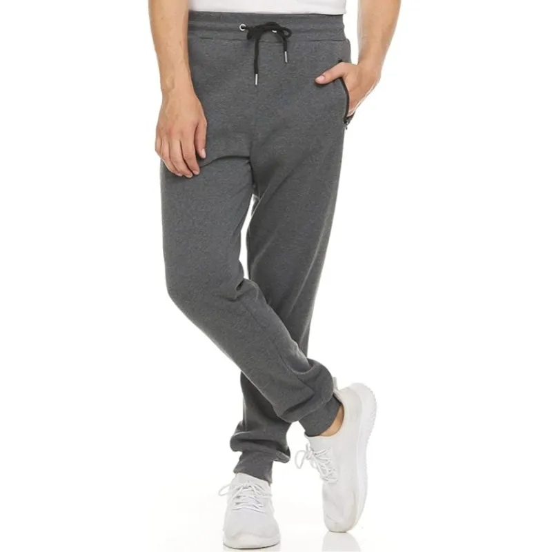 Mens Fleece Active Athletic Workout Jogger Sweatpants for Men