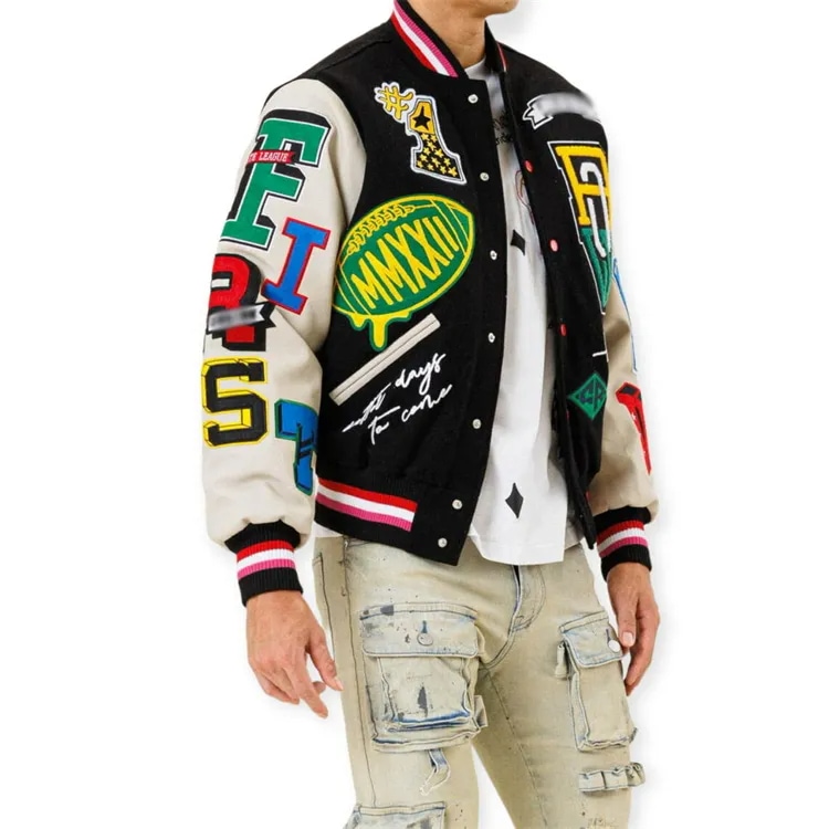 Wholesale Varsity Jacket Customized Baseball Coat